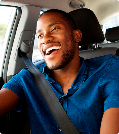 Homem no carro